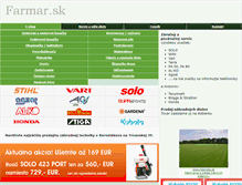 Tablet Screenshot of farmar.sk